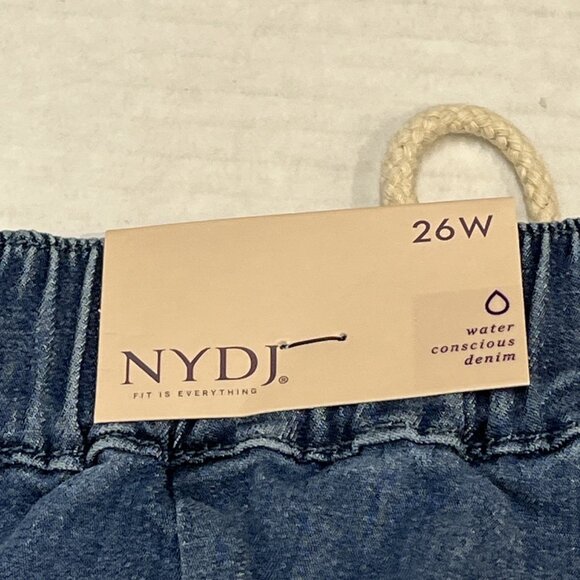 NYDJ Pants Womens 26W Slim Ankle Jogger Double Cuff Pull On Drawstring Waist - Picture 7 of 16